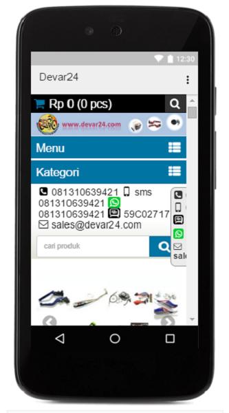 Aksesoris dan Sparepart Motor