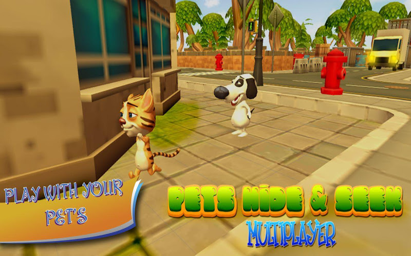 Hide & Seek : Cat vs Dog