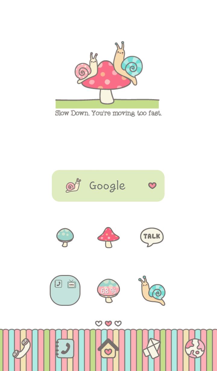 one pair snail dodol theme