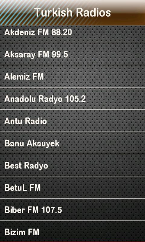 Turkish Radio Turkish Radios