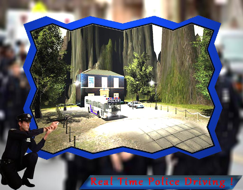 Police Staff Bus Transport 3D