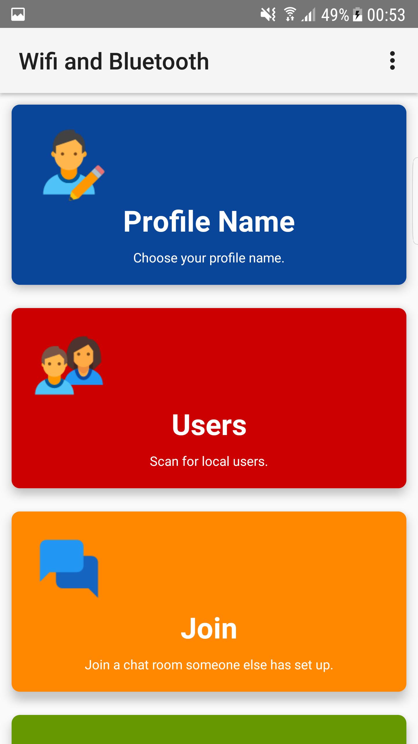 WiFi & Bluetooth Chat