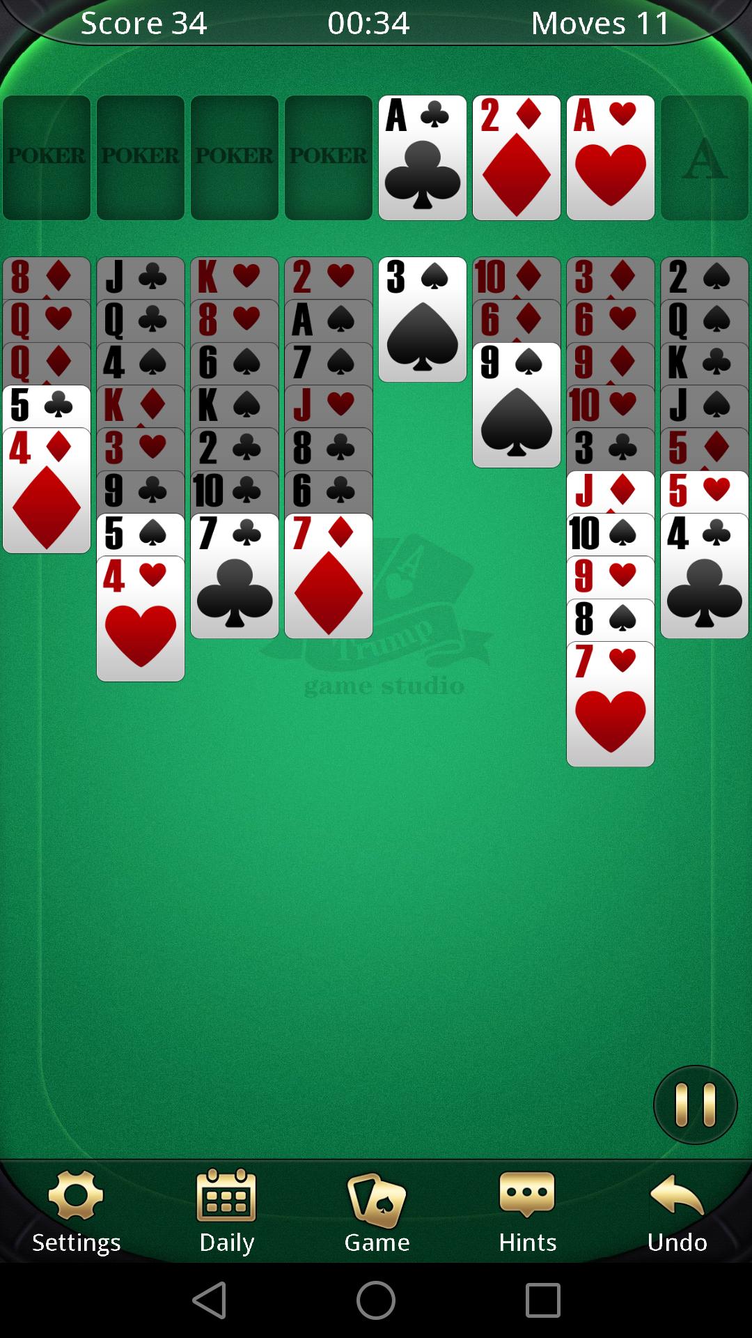 FreeCell Solitaire Daily