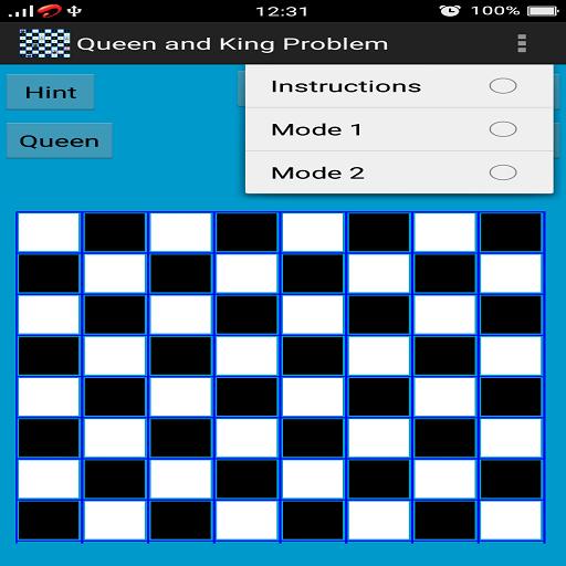 Chess Queen and King Problem