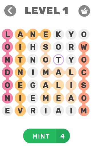 Find words: countries&capitals