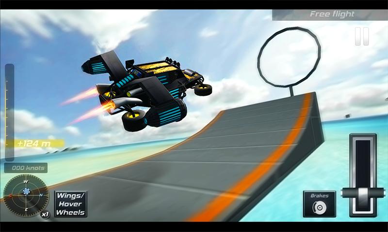 Flying Stunt Car Simulator 3D