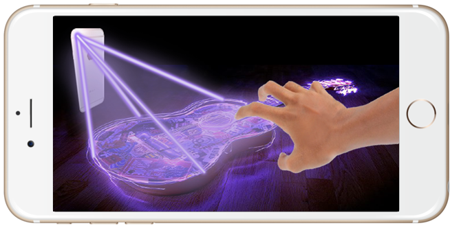 Guitar Hologram Simulator